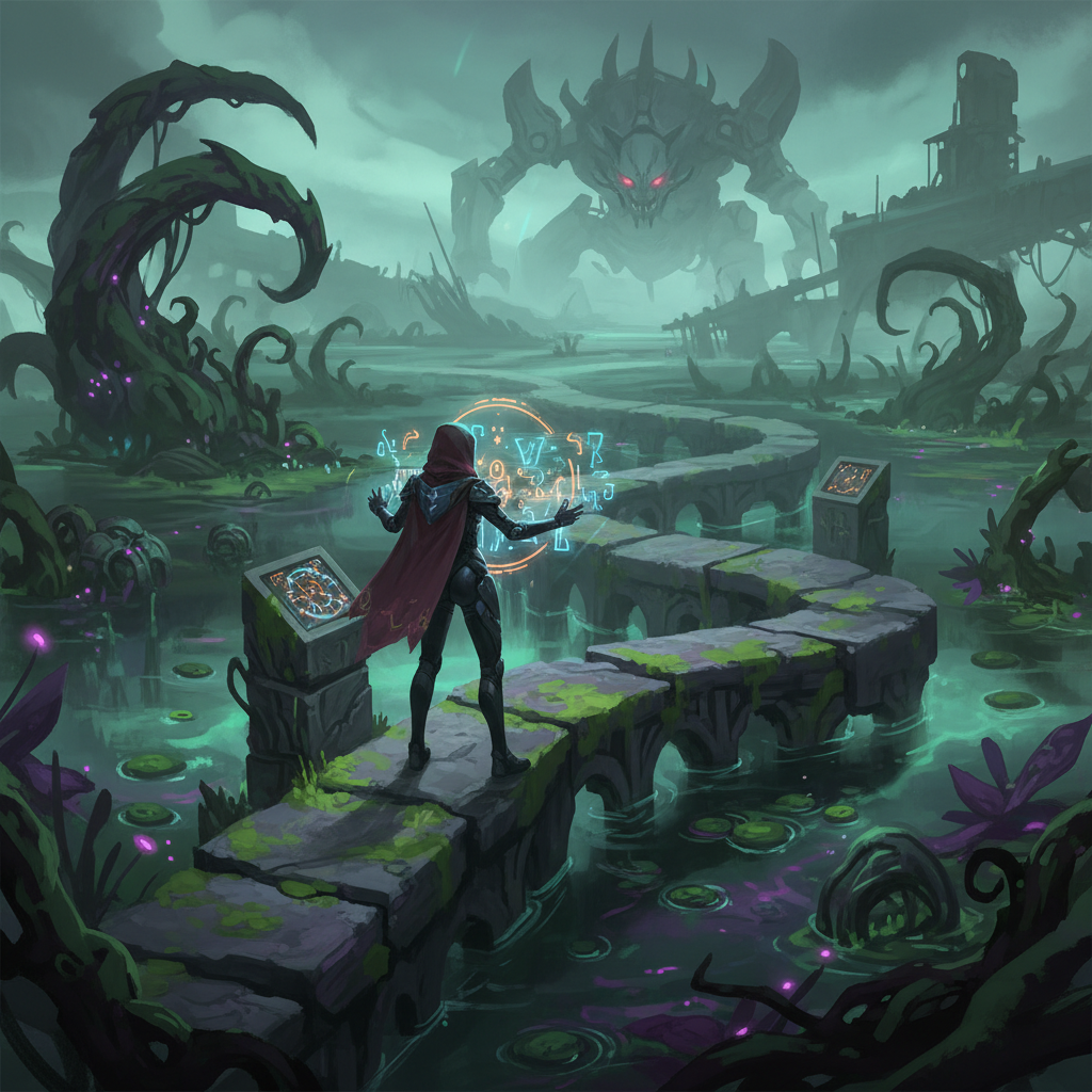 Noxious Swamp Puzzle Solution: Navigating Stellar Blade's Challenges — illustration