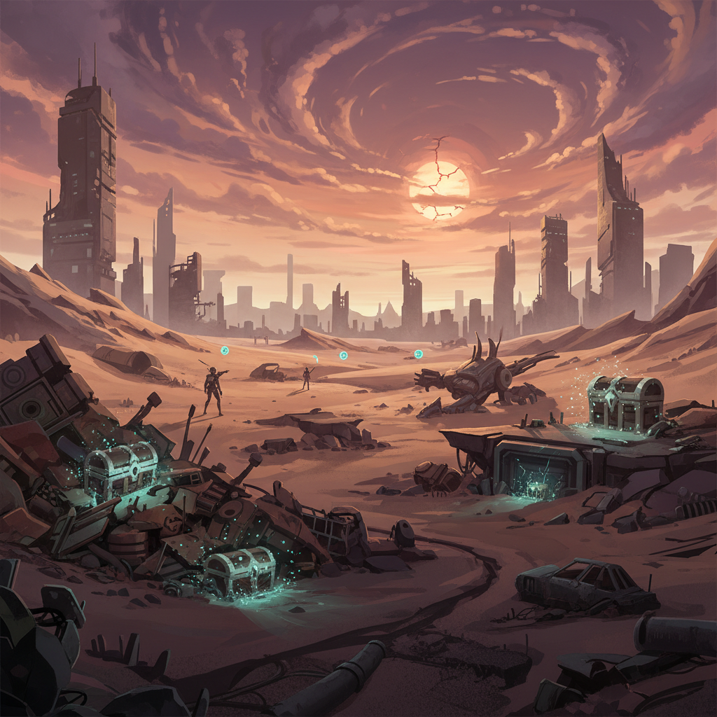 Stellar Blade Wasteland All Chest Locations Guide — illustration